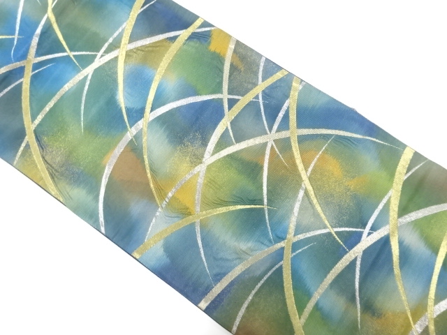 JAPANESE FUKURO OBI / WOVEN GRASS